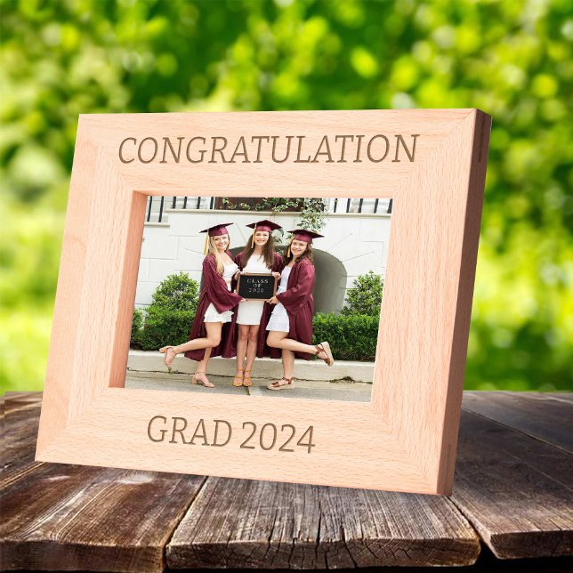 Graduation Gifts for Her Rustic Best Friends Photo Etched Frames (Graduation Gifts for Her Rustic Best Friends Photo Engraved Frames)