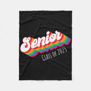 Graduation Gifts For Senior 2025 Shirt Retro Cl Of Fleece Blanket