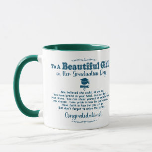 Graduation Gifts To A Beautiful Girl Class Of 2024 Mug