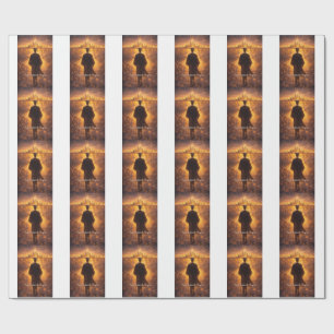 Graduation Glow Wrapping Paper