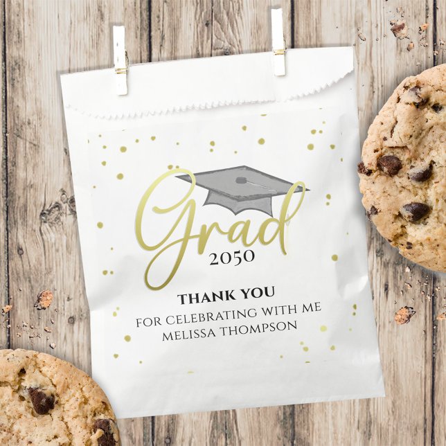 Graduation Gold Script Custom Party Favour Bags (Creator Uploaded)