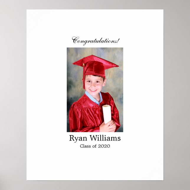 Graduation Grad Graduate party sign in board (Front)