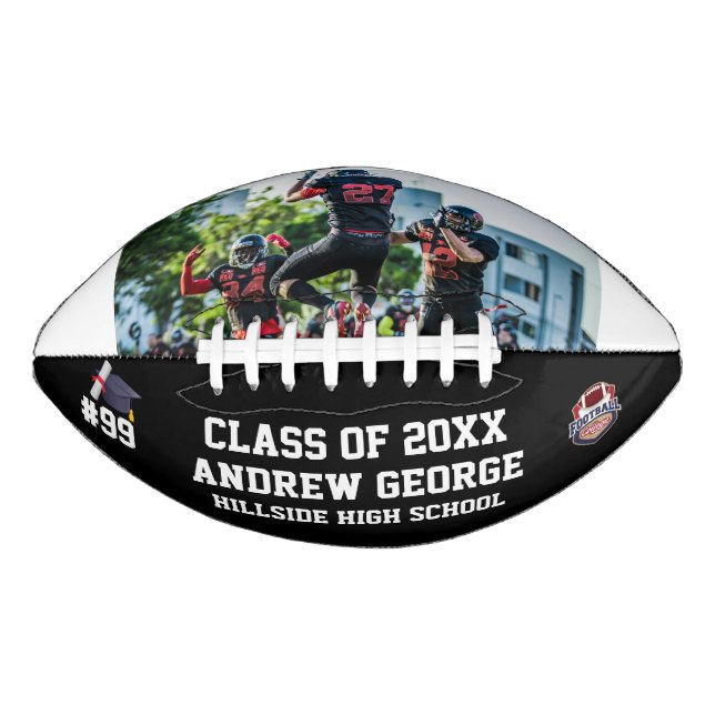 Graduation Graduate Grad Senior Night Class Of  American Football (Front)
