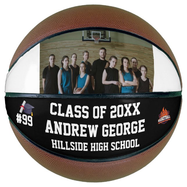 Graduation Graduate Grad Senior Night Class Of  Basketball (Front)