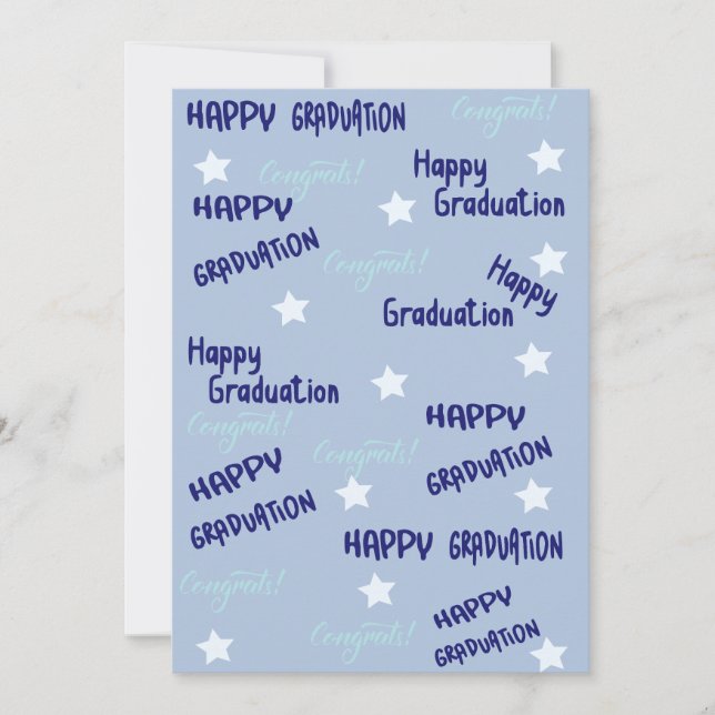 Graduation greetings Card (Front)