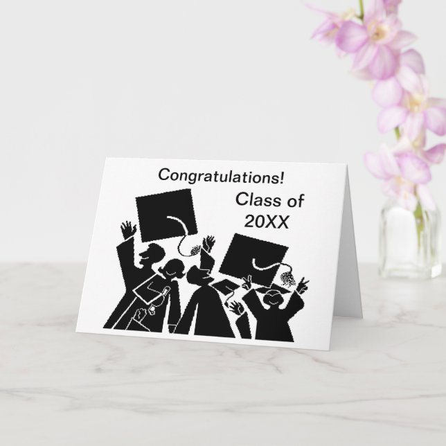 Graduation Group Class of 20XX Card (Orchid)