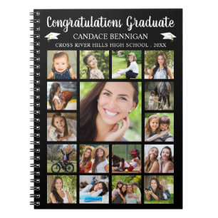 Graduation Guestbook Memory Book Photo Collage