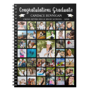 Graduation Guestbook Memory Book Photo Collage