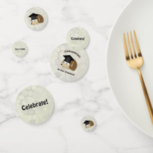 Graduation Hedgehog Confetti