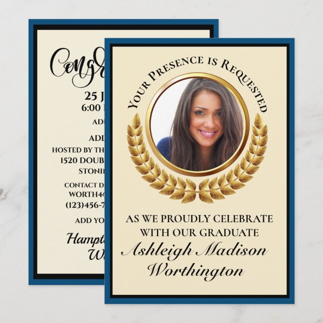 Graduation Invitation (Front/Back)