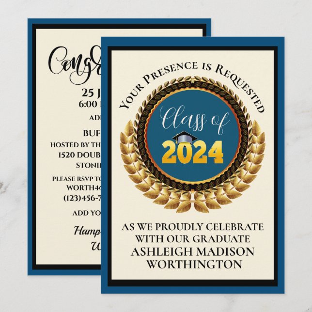 Graduation Invitation (Front/Back)