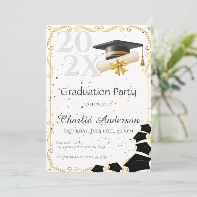 Graduation Invitation (Standing Front)