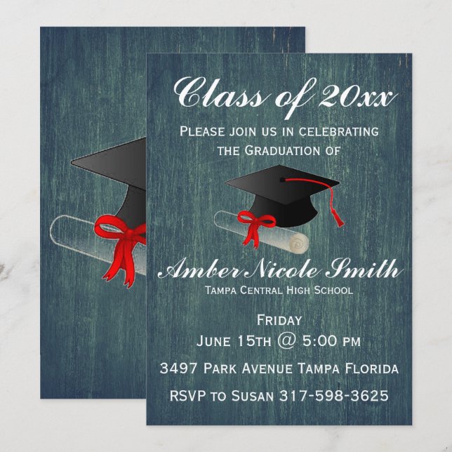 Graduation Invitation (Front/Back)