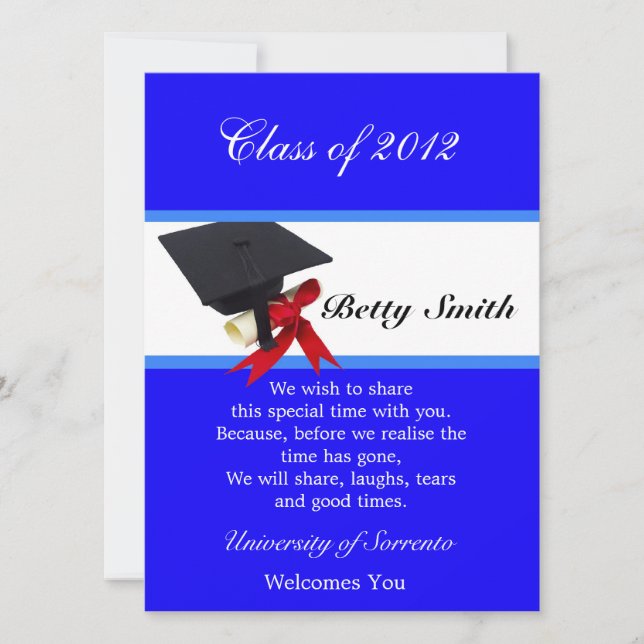 Graduation Invitation (Front)