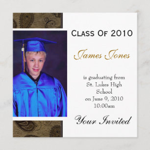 Graduation invitation cards