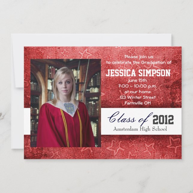 Graduation Invitation Cards (Front)