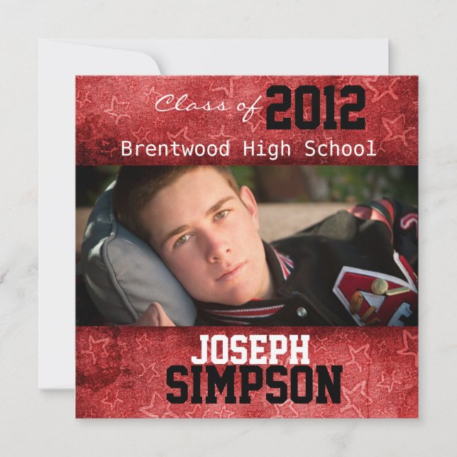 Graduation Invitation Cards (Front)