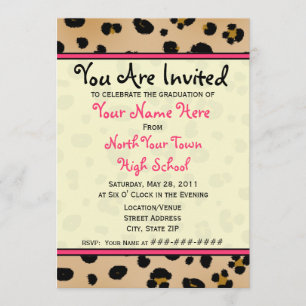 Graduation Invitation - Class of 2011 Leopard