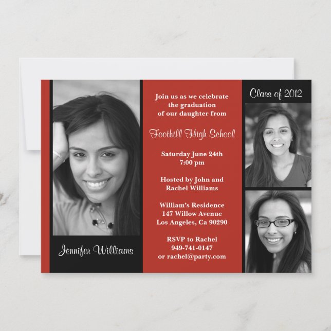 Graduation Invitation Class of 2012 (Front)