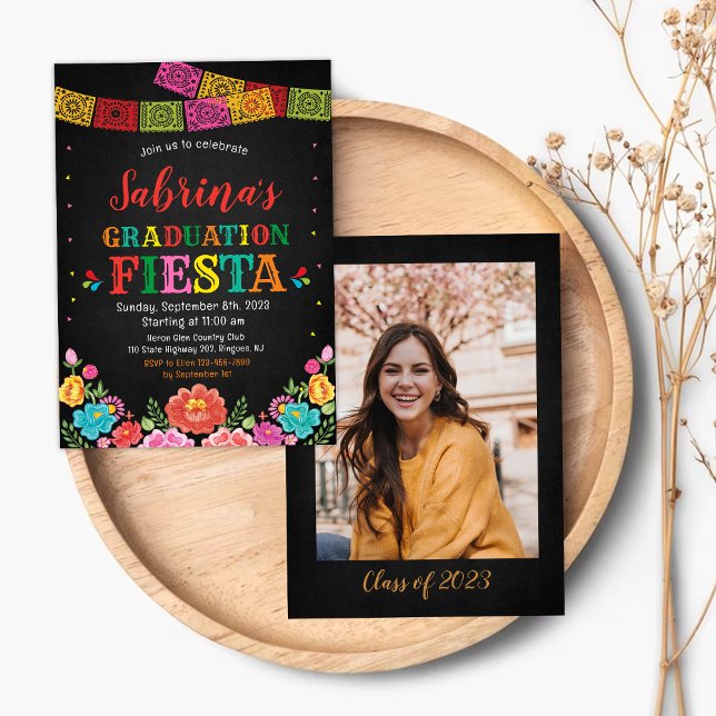 Graduation Invitation Fiesta Mexican Themed (Creator Uploaded)