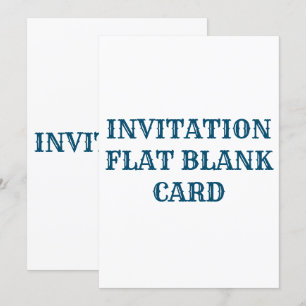 GRADUATION  INVITATION FLAT CARD