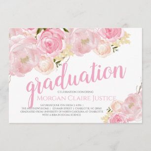 Graduation Invitation, Graduation Announcement