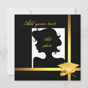 Graduation invitation template
