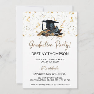 Graduation Invitation Template-Class Of 2025 Grad