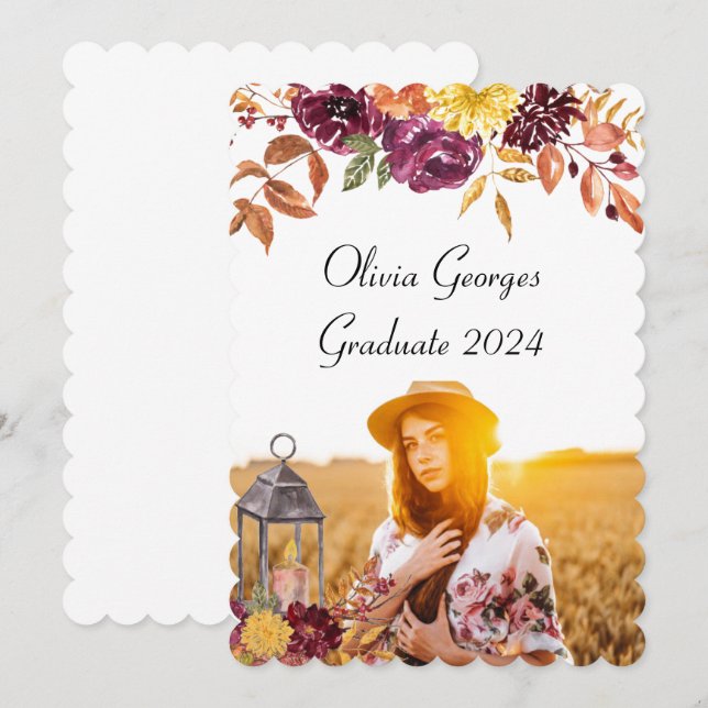 GRADUATION INVITATIONS (Front/Back)