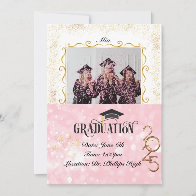 Graduation invitations  (Front)