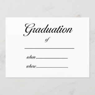 Graduation Invitations