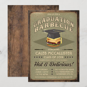 Graduation Invitations   BBQ Party