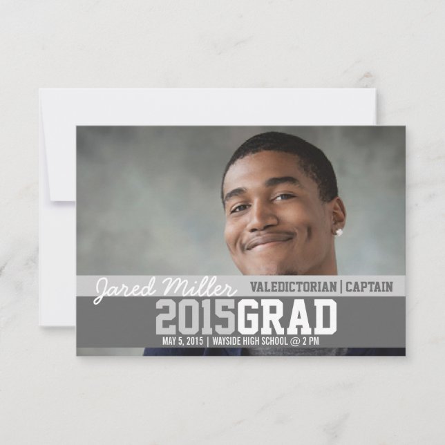 Graduation Invite/Announcement | GRAD Invitation (Front)