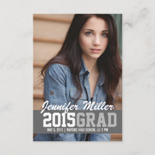 Graduation Invite/Announcement   Year of the GRAD Invitation
