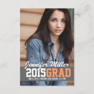 Graduation Invite/Announcement Year of the GRAD Invitation