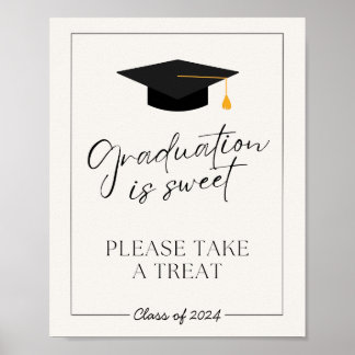 Graduation is Sweet Table Sign