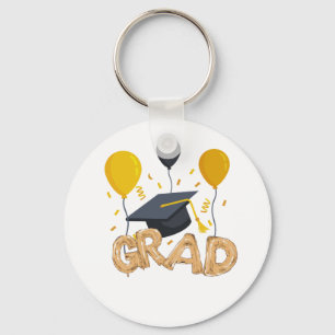 Graduation Joy Captured in a Dreamy Design Key Ring