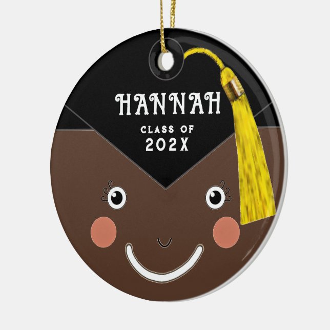 Graduation Keepsake Gift Ceramic Tree Decoration (Left)