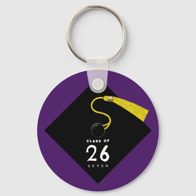 Graduation Keepsake Gift Key Ring (Front)
