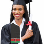 Graduation Kenyan Flag Scarf Stole Sash<br><div class="desc">Graduation stole scarf with national flag for international graduates showing national heritage. Create a custom sash for your graduation outfit and photoshoots.</div>