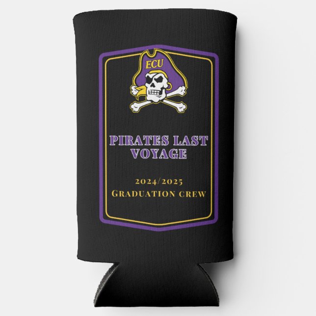 Graduation Koozie - Black (Front)