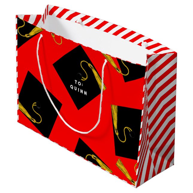 Graduation Large Gift Bag (Back Angled)