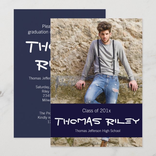Graduation Love Invitation (Front/Back)