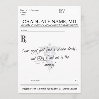 Graduation MD Invite