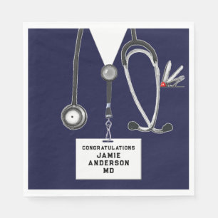 Graduation Medical School Napkin