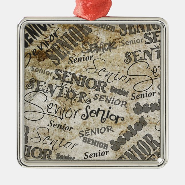 graduation metal tree decoration (Front)