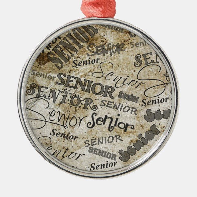 graduation metal tree decoration (Front)