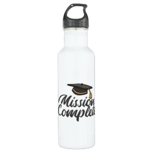 Graduation Mission Complete 710 Ml Water Bottle