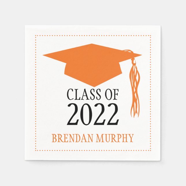 Graduation Mortarboard Class of 2015 Napkin (Front)