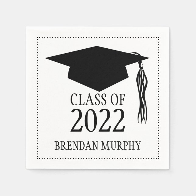 Graduation Mortarboard Class of 2015 Napkin (Front)